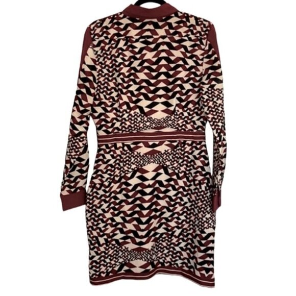 W118 by Walter Baker Long Sleeve Patterned Dress - Picture 2 of 7